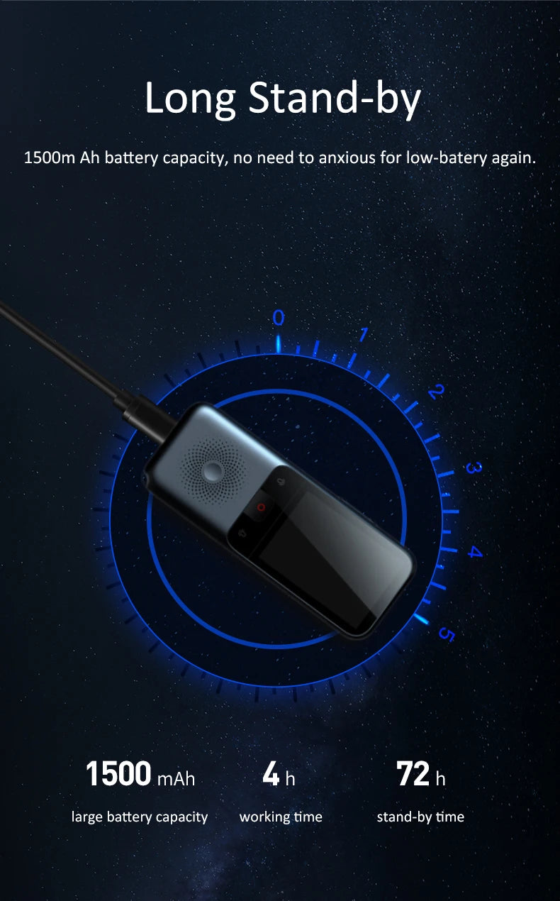 Portable Audio Translator 138 Language Smart Translator Offline In Real Time Smart Voice AI Voice Photo Translator