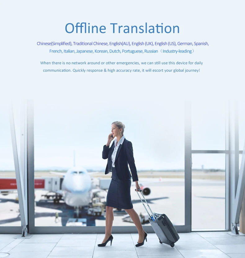 Portable Audio Translator 138 Language Smart Translator Offline In Real Time Smart Voice AI Voice Photo Translator