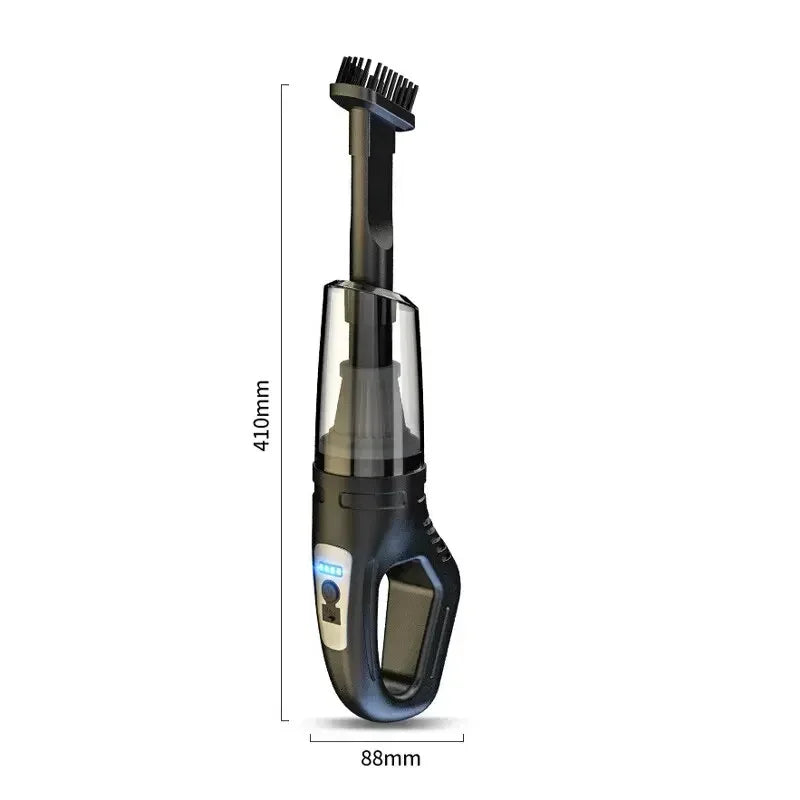 9800000PA Portable Car Vacuum Cleaner USB Charging Handheld Cordless Vacuum Cleaner Powerful Suction For Auto/Home/Office/Hair