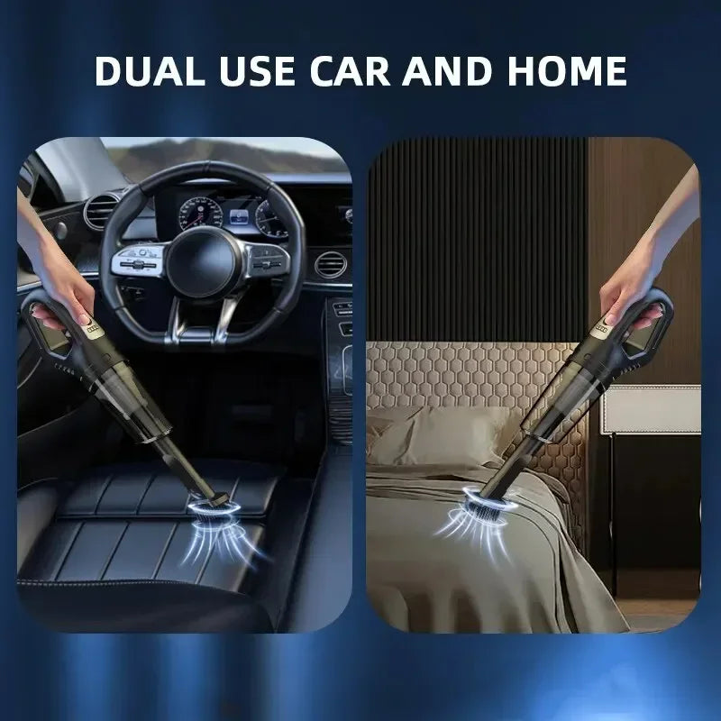 9800000PA Portable Car Vacuum Cleaner USB Charging Handheld Cordless Vacuum Cleaner Powerful Suction For Auto/Home/Office/Hair