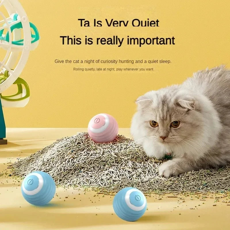 Smart Cat Interactive Magic Ball Automatically Rolling Pet Dogs and Cats To Relieve Boredom and Self-pleasure Electric Toy