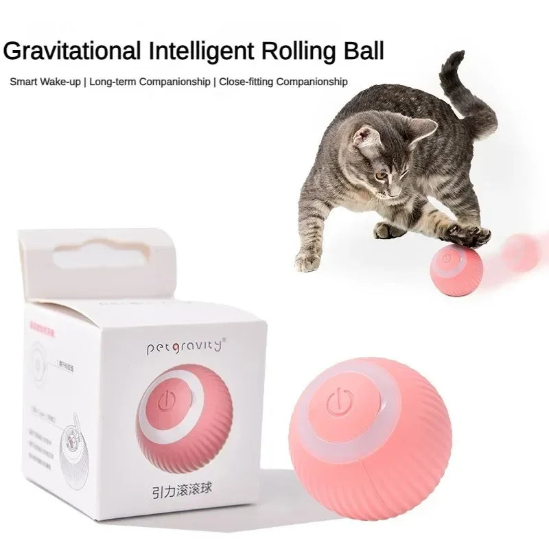 Smart Cat Interactive Magic Ball Automatically Rolling Pet Dogs and Cats To Relieve Boredom and Self-pleasure Electric Toy