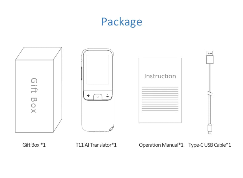 Portable Audio Translator 138 Language Smart Translator Offline In Real Time Smart Voice AI Voice Photo Translator