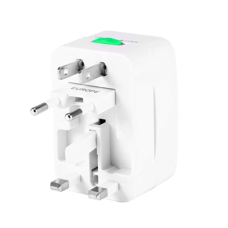 Multifunctional Universal Travel Adapter EU UK US AU AC Power Charger Adapter Outlet Converter Socket Plug Adaptor Connector