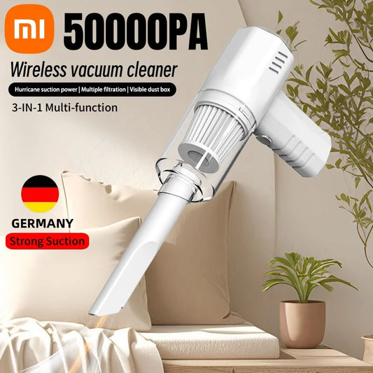 Xiaomi 50000PA Portable Car Vacuum Cleaner Multifunction USB Charging Handheld Wireless Vacuum Cleaner Powerful Suction for Home